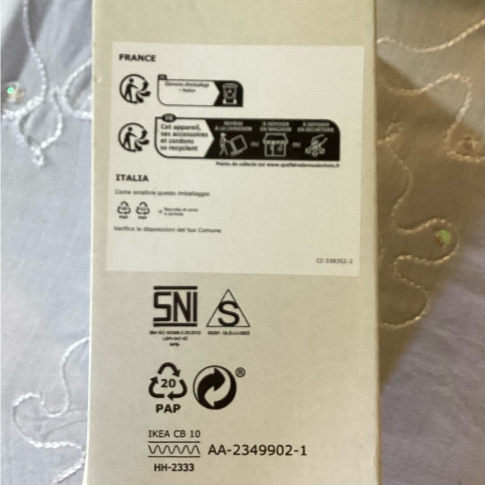 IKEA SOLVINDEN String Lights with White, Yellow, and Green Accents - Picture 7 of 9